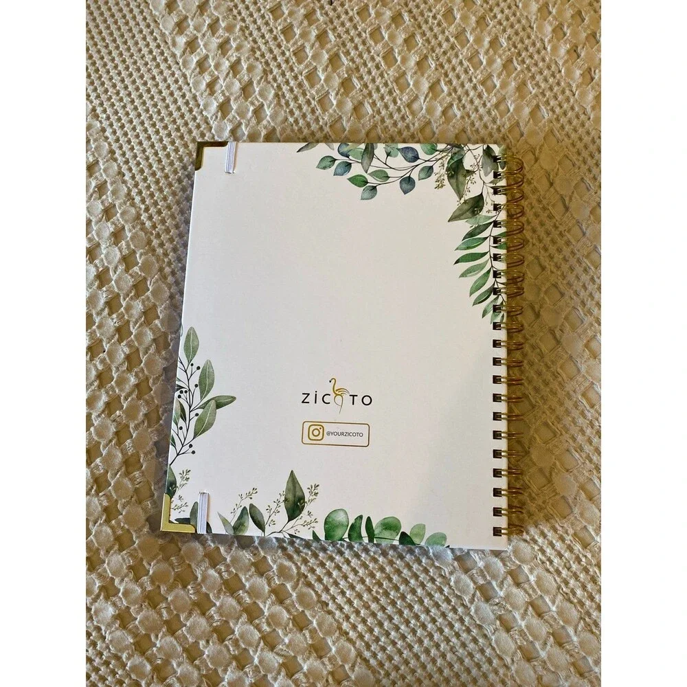 NEW Bridal Wedding Planner Organizer Spiral Binder Shower Gift Elegant Floral‎